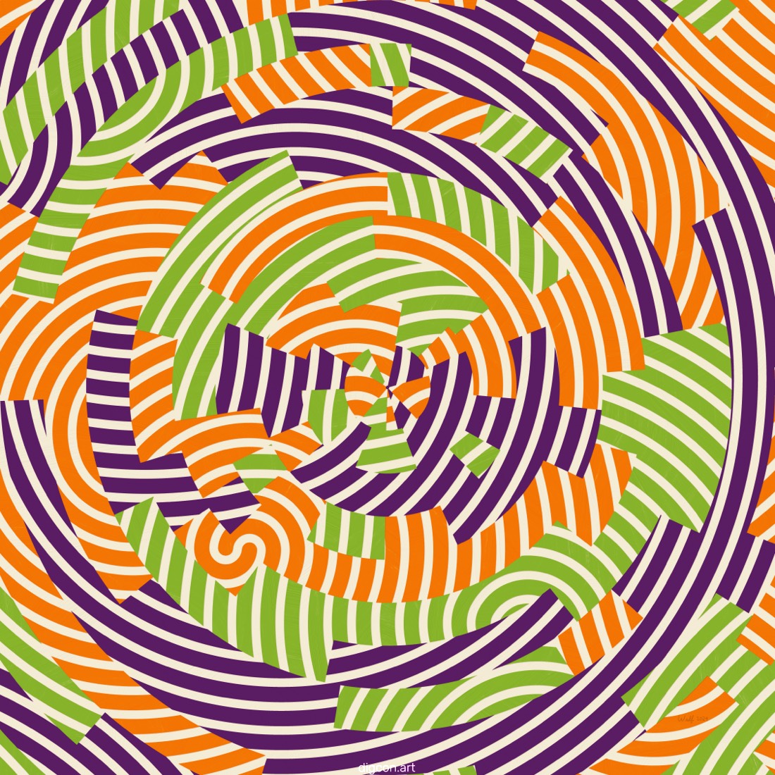 Artwork named: Triadic Spiral