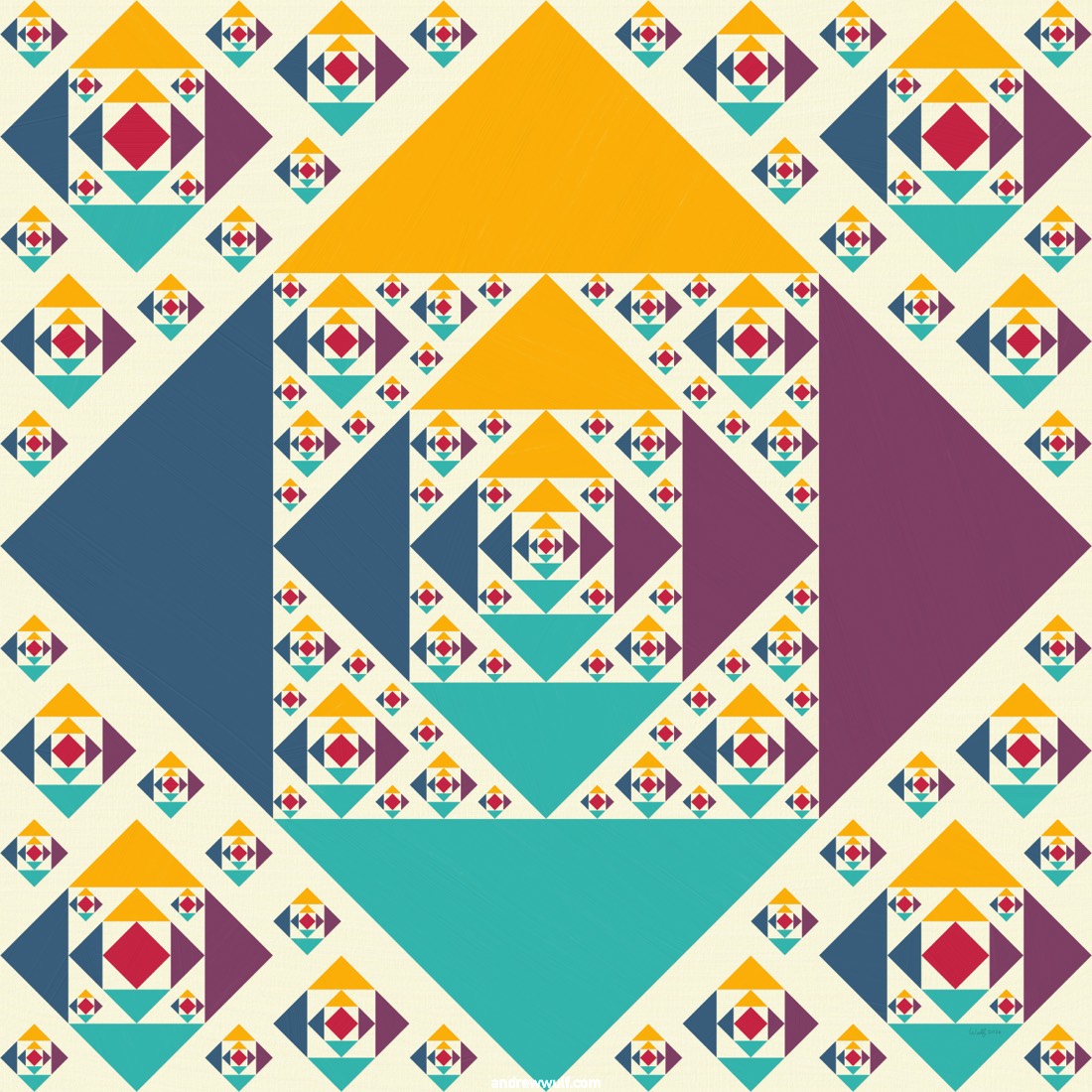 Artwork named: Triangle And Diamond