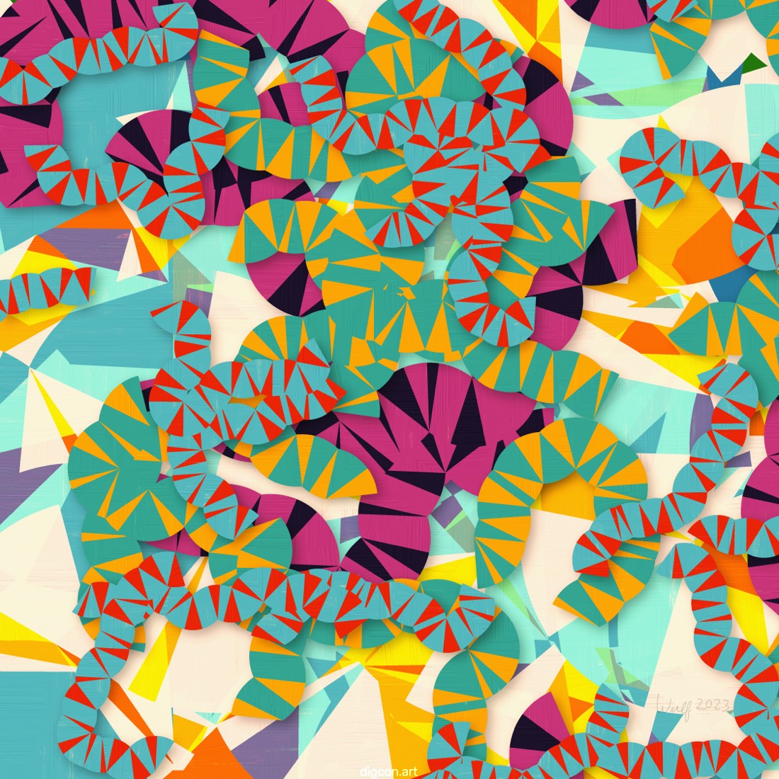 Artwork named: Tropical Snakes 1