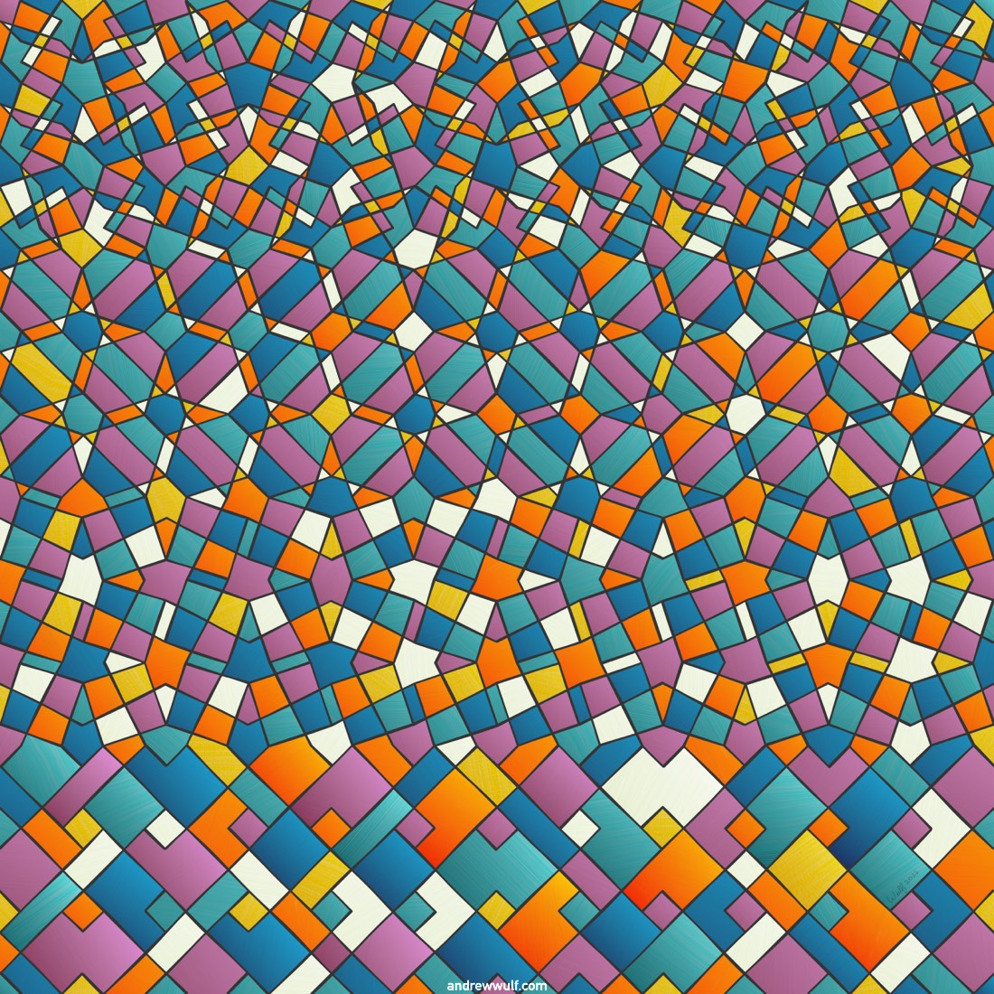 Artwork named: Turbulent Tiles Two