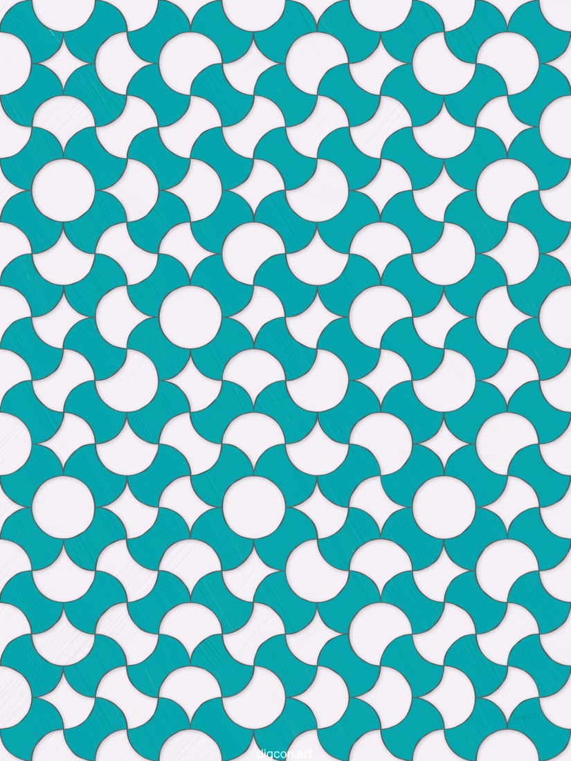 Artwork named: Two Color Floral