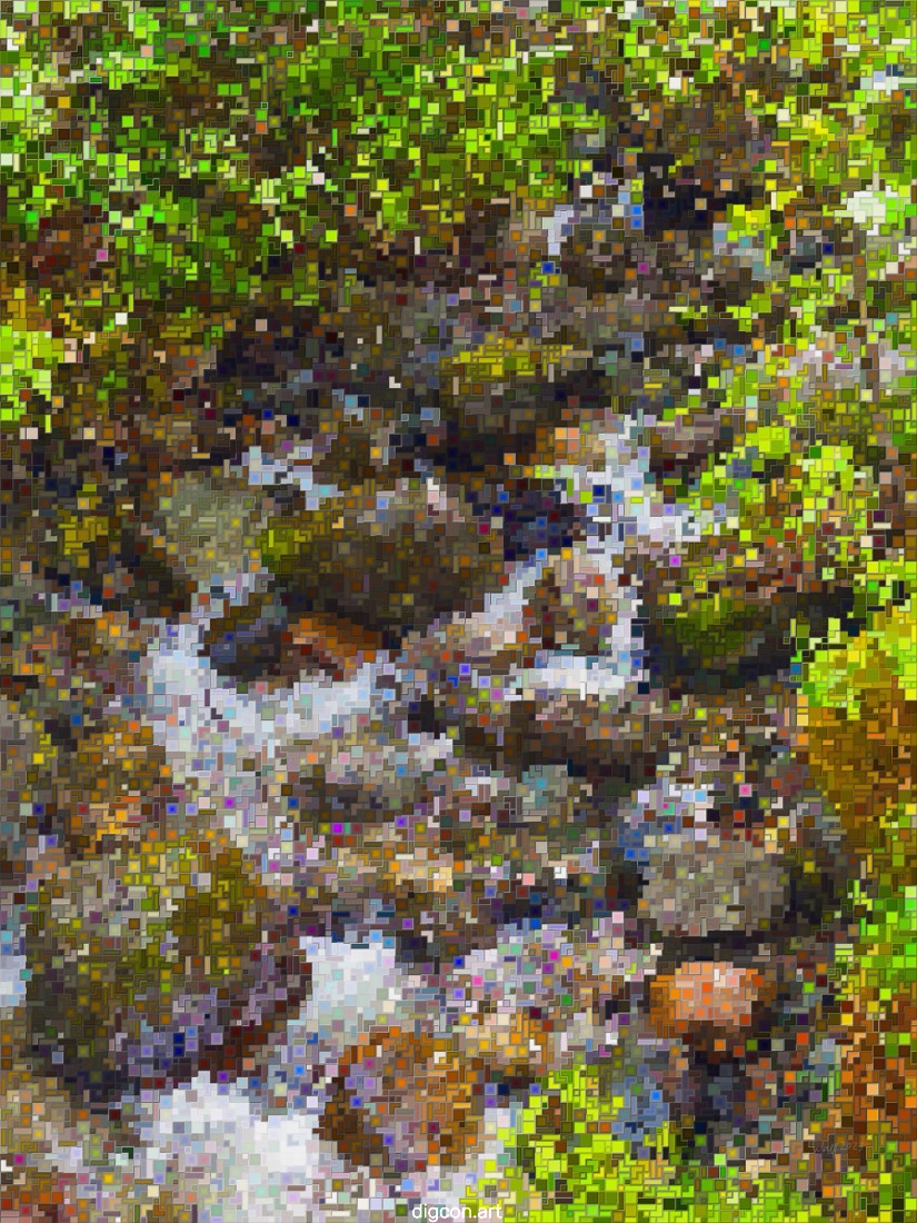 Artwork named: Water On The Rocks