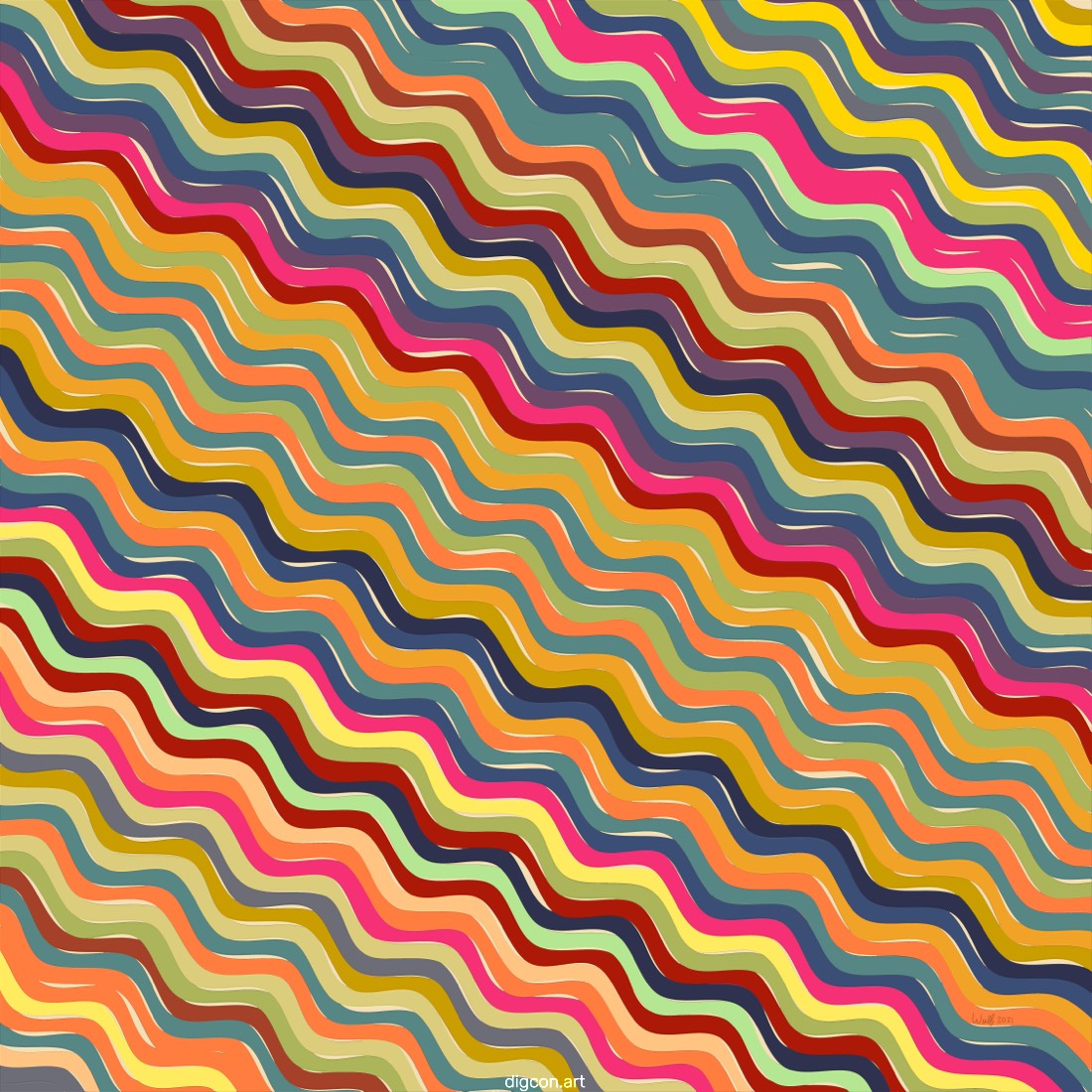 Artwork named: Waves Progressing